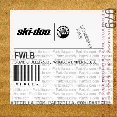 FWLB SKANDIC (DELE) - 550F, Package WT, Viper red, Black.. North America