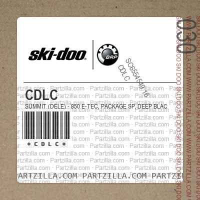 CDLC SUMMIT (DELE) - 850 E-TEC, Package SP, Deep Black, Deep Black.. North America