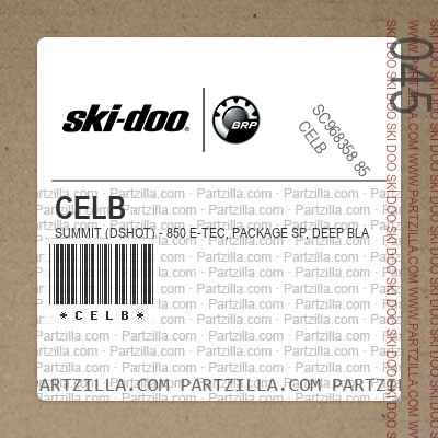 CELB SUMMIT (DSHOT) - 850 E-TEC, Package SP, Deep Black, Deep Black.. North America