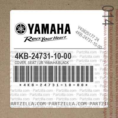 4KB-24731-10-00 COVER, SEAT | UR YAMAHA BLACK