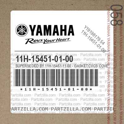 11H-15451-01-00 Superseded by 11H-15451-11-00 - GASKET,CVCS COVER