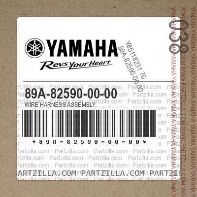 89A-82590-00-00 WIRE HARNESS ASSEMBLY