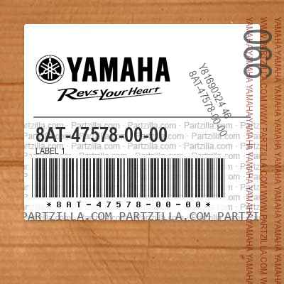 8AT-47578-00-00 LABEL 1
