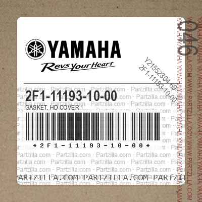 2F1-11193-10-00 GASKET, HD COVER 1
