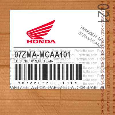 07ZMA-MCAA101 LOCK NUT WRENCH 6X46                                                                                 