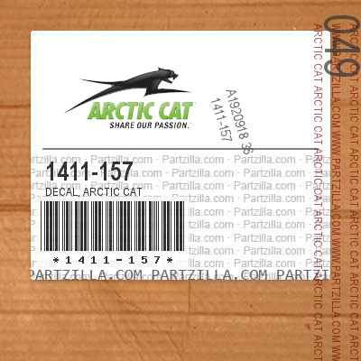 1411-157 Decal, Arctic Cat