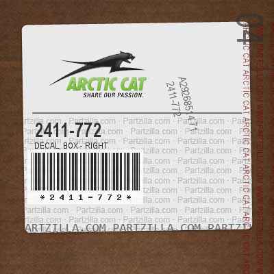 2411-772 Decal, Box - Right
