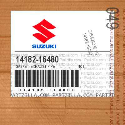 NOS OEM Suzuki Exhaust Pipe Gasket 14182-16480