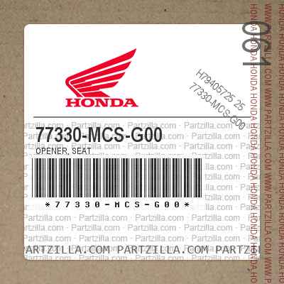 77330-MCS-G00 SEAT OPENER
