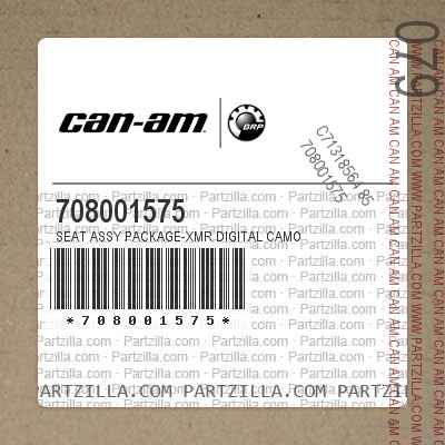 708001575 Seat Assy Package-XMR Digital Camo