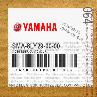 Yamaha Sma 8ly29 00 00 Sidewinder Customcvr Partzilla Com