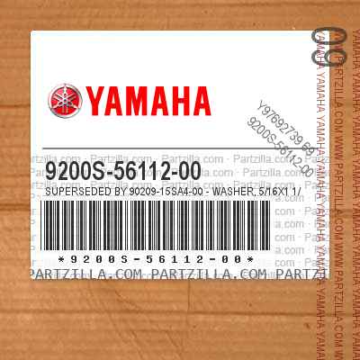 Yamaha OEM WASHER  5/16X1 1/2 90209-15SA4-00 