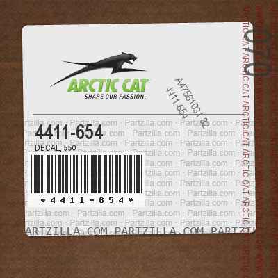 4411-654 Decal, 550