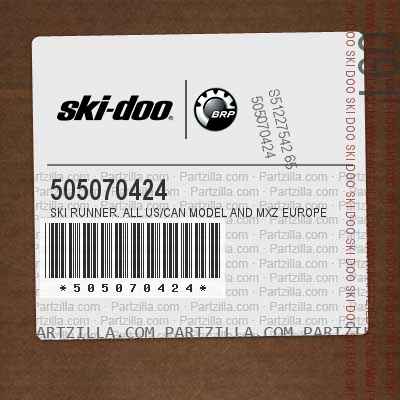 505070424 Ski Runner. All US/CAN Model and MXZ Europe