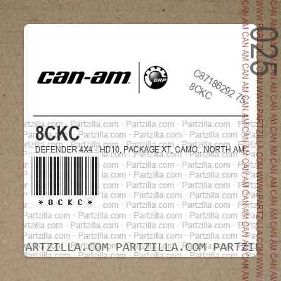 8CKC Defender 4X4 - HD10, Package XT, Camo.. North America