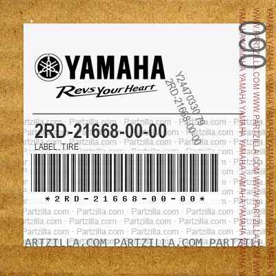 2RD-21668-00-00 LABEL, TIRE