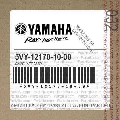 5VY-12170-10-00 CAMSHAFT ASSY 1