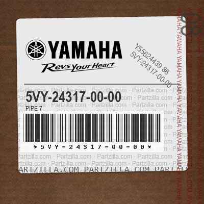 5VY-24317-00-00 PIPE 7