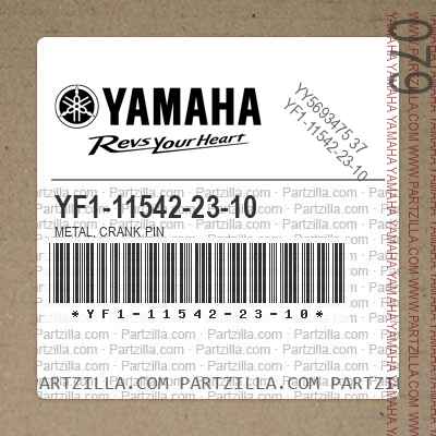 YF1-11542-23-10 METAL, CRANK PIN