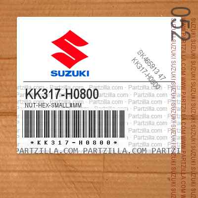 KK317-H0800 NUT-HEX-SMALL,8MM