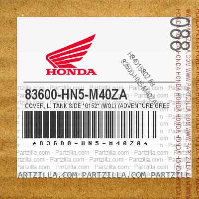 LID *G152* Honda 83670-HN5-M40ZA 