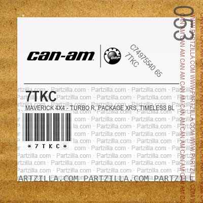 7TKC Maverick 4X4 - Turbo R, Package XRS, Timeless Black.. North America