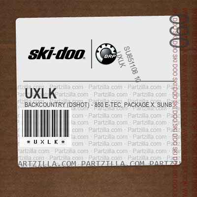 UXLK BACKCOUNTRY (DSHOT) - 850 E-TEC, Package X, Sunburst Yellow, Sunburst Yellow.. North America