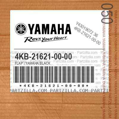 4KB-21621-00-00 FLAP | YAMAHA BLACK