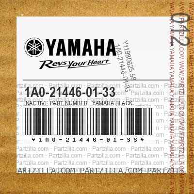 1A0-21446-01-33 INACTIVE PART NUMBER | YAMAHA BLACK
