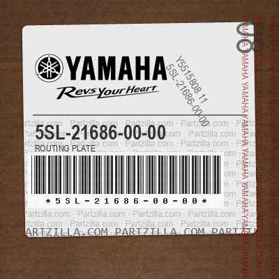 5SL-21686-00-00 ROUTING PLATE