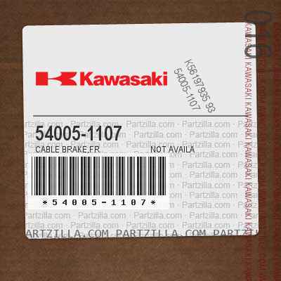 Kawasaki KLT 200 brake cable new 54005-4009