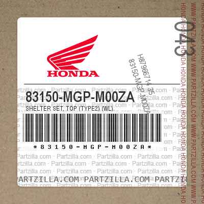 83150-MGP-M00ZA SHELTER SET