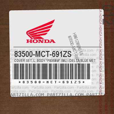 83500-MCT-691ZS COVER
