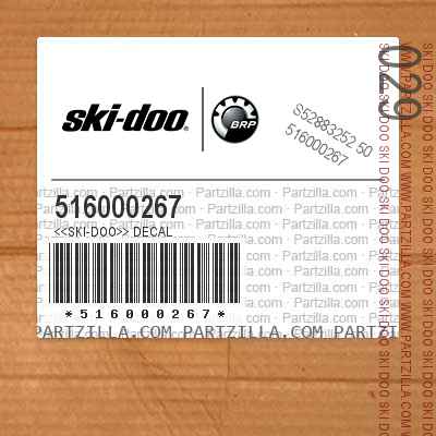516000267 <<Ski-Doo>> Decal