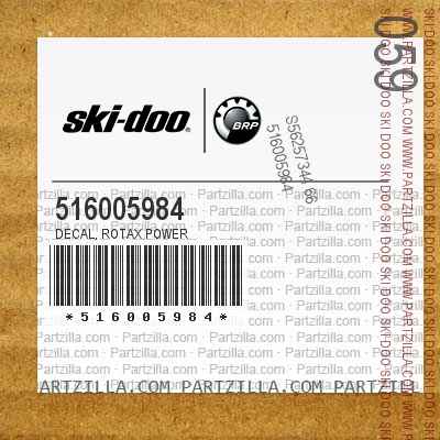 516005984 Decal, Rotax Power