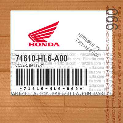 71610-HL6-A00 BATTERY COVER