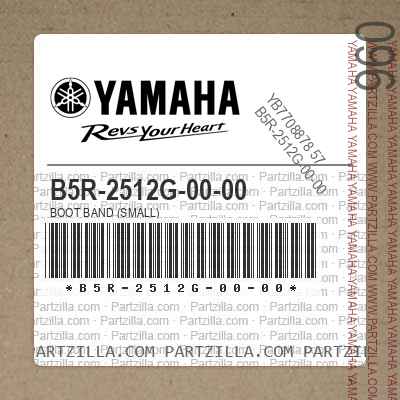 B5R-2512G-00-00 BOOT BAND (SMALL)