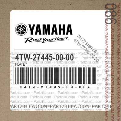 4TW-27445-00-00 PLATE 1