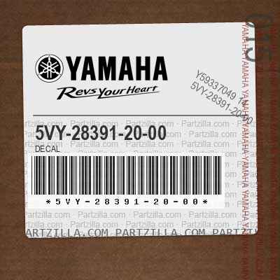 5VY-28391-20-00 DECAL