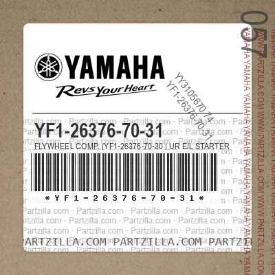 YF1-26376-70-31 FLYWHEEL COMP. (YF1-26376-70-30 | UR E/L STARTER