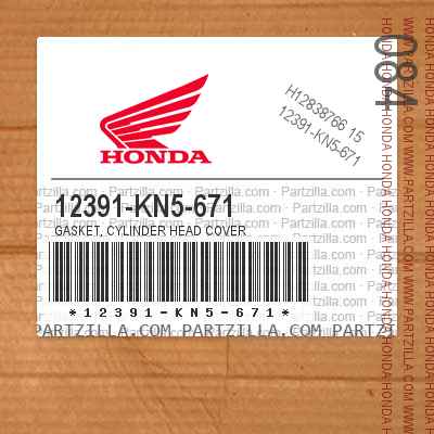 12391-KN5-671 GASKET, CYLINDER HEAD COVER