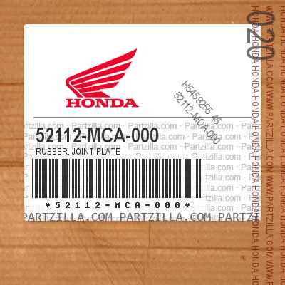 52112-MCA-000 RUBBER, JOINT PLATE