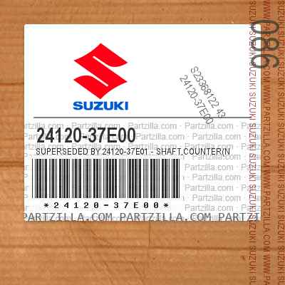 24120-37E00 Superseded by 24120-37E01 - SHAFT,COUNTER(N