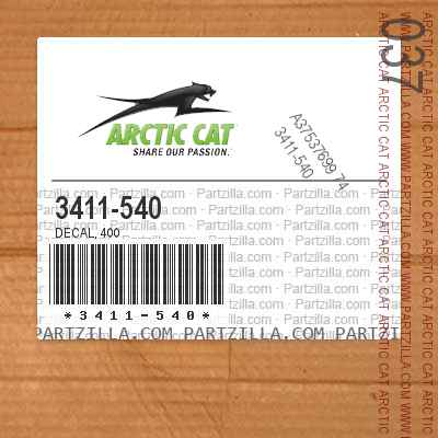 3411-540 Decal, 400