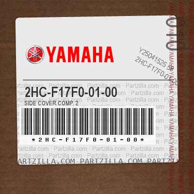 Yamaha Cover Battery 2Hc-F124e-11-00 New Oem 