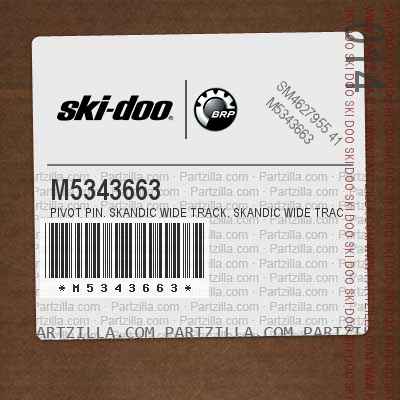M5343663 Pivot Pin. Skandic Wide Track. Skandic Wide Track LC.