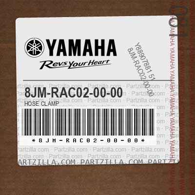 8JM-RAC02-00-00 HOSE CLAMP