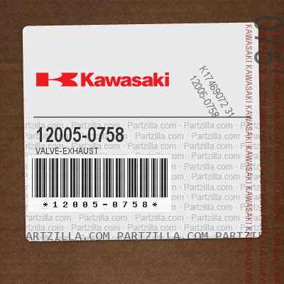 Kawasaki 12005-0758 - EXHAUST VALVE | Partzilla.com