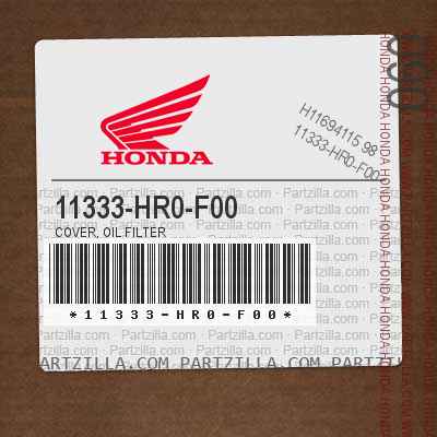 11333-HR0-F00 OIL FILTER COVER