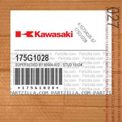 Kawasaki Genuine OEM 92004-2142 STUD